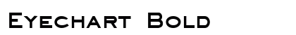 Eyechart Bold preview