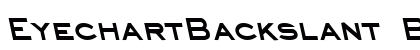 EyechartBackslant Bold preview