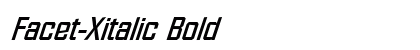 Facet-Xitalic Bold preview
