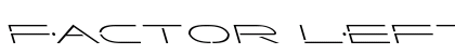 Factor Leftalic Italic preview