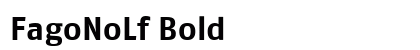 FagoNoLf Bold Font