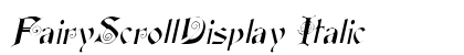 FairyScrollDisplay Italic preview