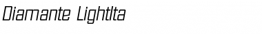 Diamante-LightIta Regular Font