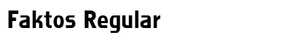 Faktos Regular Preview