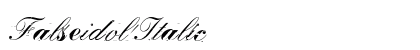 Falseidol Italic preview
