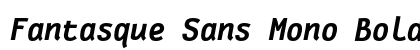 Fantasque Sans Mono Bold Italic Preview