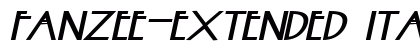 Fanzee-Extended Italic preview