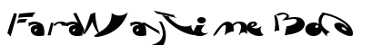 FaraWayTime Bold preview