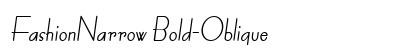 FashionNarrow Bold-Oblique Preview
