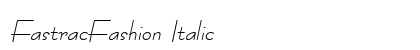 FastracFashion Italic Preview