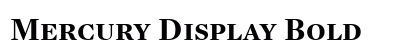 Mercury Display Bold preview