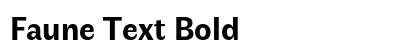 Faune Text Bold preview