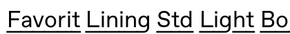 Favorit Lining Std Light Bold preview
