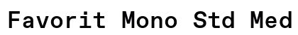 Favorit Mono Std Med Regular preview