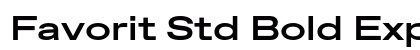 Favorit Std Bold Exp Bold preview