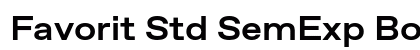 Favorit Std SemExp Bold preview