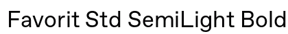 Favorit Std SemiLight Bold preview