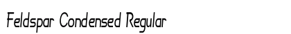 Feldspar Condensed Regular Preview