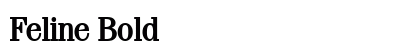 Feline Bold preview