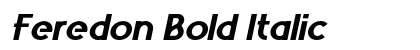 Feredon Bold Italic Preview