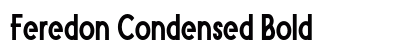 Feredon Condensed Bold Preview