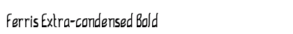 Ferris Extra-condensed Bold Preview