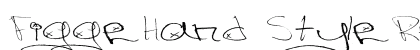 Figge Hand Style Regular preview