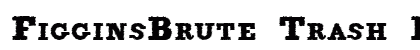 FigginsBrute Trash Regular preview