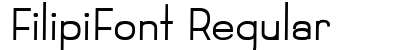 FilipiFont Regular preview
