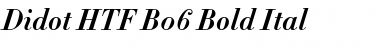 Didot Bold Italic Font