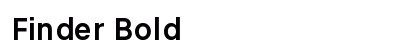 Finder Bold preview