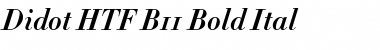 Didot Bold Italic Font