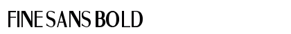Fine Sans Bold preview