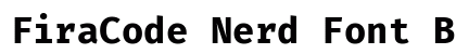 FiraCode Nerd Font Bold preview