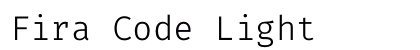 Fira Code Light Preview