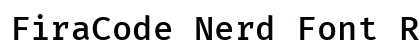 FiraCode Nerd Font Regular Preview