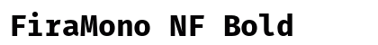 FiraMono NF Bold preview