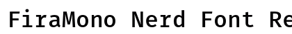FiraMono Nerd Font Regular Preview