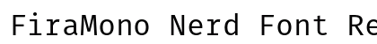 FiraMono Nerd Font Regular Preview