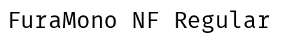 FuraMono NF Regular Preview