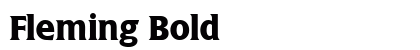Fleming Bold preview