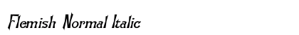 Flemish-Normal Italic preview