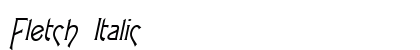 Fletch Italic preview