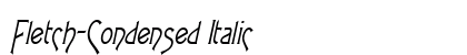 Fletch-Condensed Italic preview