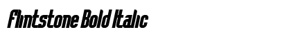 Flintstone Bold Italic Preview