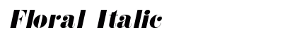 Floral Italic preview