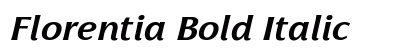 Florentia Bold Italic Preview