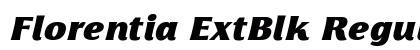 Florentia ExtBlk Regular Preview