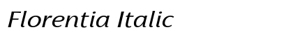 Florentia Italic preview