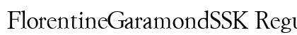 FlorentineGaramondSSK Regular Preview